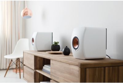 KEF LS50 Wireless laquée Blanche
