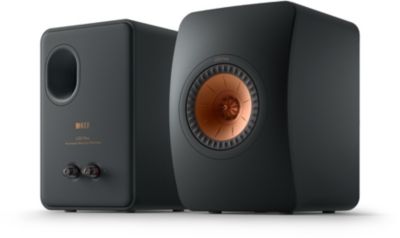 Enceinte bibliothèque KEF LS50 Meta Black x 2