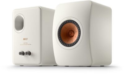 Enceinte bibliothèque KEF LS50 Meta White x 2