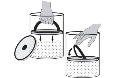 Boite à café AIRSCAPE métal 250gr Blanc mat