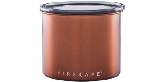 Boite à café AIRSCAPE métal 250gr Cuivre brossé