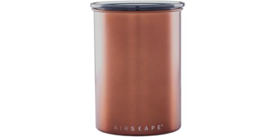 Boite à café AIRSCAPE métal 500gr Cuivre brossé