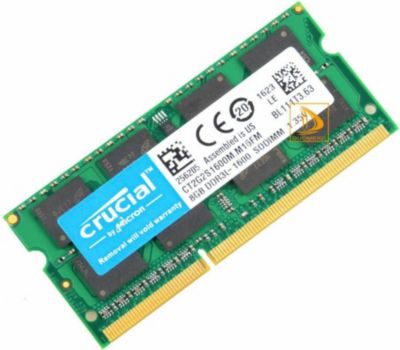 Mémoire vive CRUCIAL SODIMM 8 Go DDR3 1600 Mhz