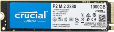 Crucial - ssd interne - p2 - 1to - m.2 nvme (ct1000p2ssd8
