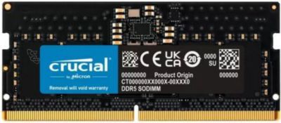 Mémoire vive CRUCIAL SODIMM 8 Go DDR5 4800 Mhz