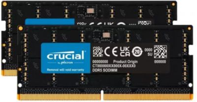 Mémoire vive CRUCIAL SODIMM 64 Go DDR5 4800 Mhz Mémoire vive CRUCIAL SODIMM 64 Go DDR5 4800 Mhz