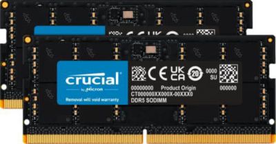 Mémoire vive CRUCIAL 32 Go DDR5 5600 Mhz SODIMM Mémoire vive CRUCIAL 32 Go DDR5 5600 Mhz SODIMM