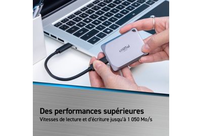 Disque SSD CRUCIAL 4To X9 pro