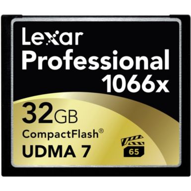 Carte Compact flash LEXAR 32GB 1066X Professional CF