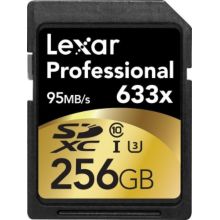 Carte SD LEXAR 256GB 633X Professional SDHC  UHS-1