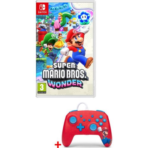 Manette NINTENDO Super Mario Bros Wonder+ manette filaire