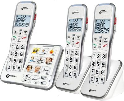 Téléphone fixe senior amplifié 595 u. L. E - avec blocage d'appels - Téléphone  sans fil - Achat & prix