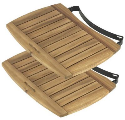 Support barbecue BIG GREEN EGG latérales acacia M