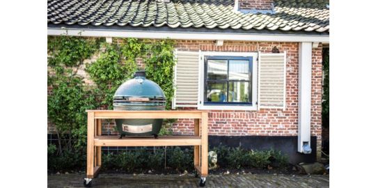 Table BIG GREEN EGG eucalyptus XLarge
