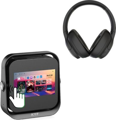 Vidéoprojecteur home cinéma KYF avec écran et casque ANC