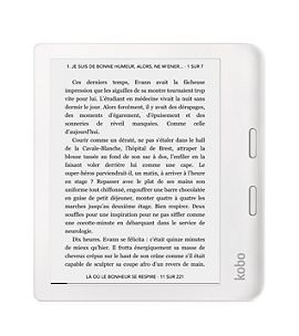 KOBO Liseuse électronique LIBRA 2 - Blanc pas cher 