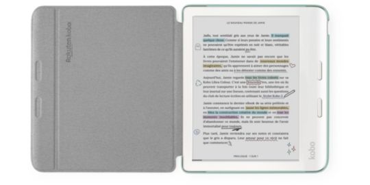 Protection KOBO Libra Colour Sleepcover Basic Vert