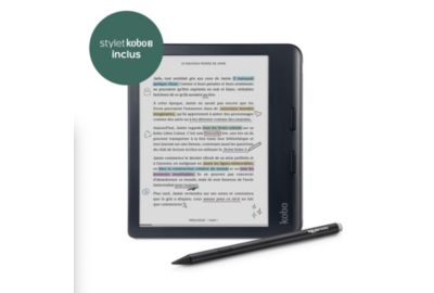 Liseuse eBook KOBO Pack Libra Colour + Stylus 2 noir