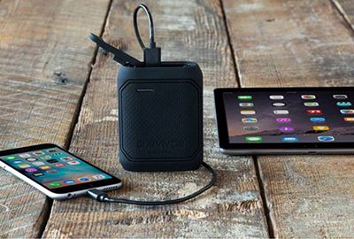 PowerBank GRIFFIN 10 050 mAh Survivor - Noir