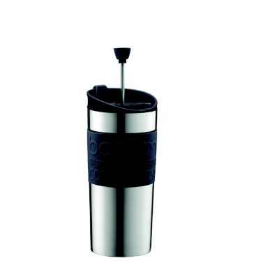 Mug isotherme BODUM Travel Press Noir 35cl double paroi inox Mug isotherme BODUM Travel Press Noir 35cl double paroi inox