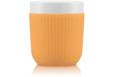 Set BODUM DOURO 2 tasses porcelaine avec manchon