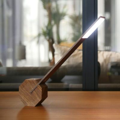Lampe LED GINGKO Octagon One Walnut