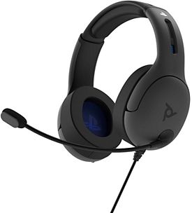 Casque gamer PDP Casque PS4 LVL50 Gris