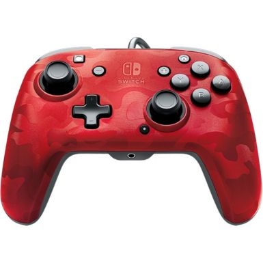 Manette PDP Filaire Switch Camo Rouge