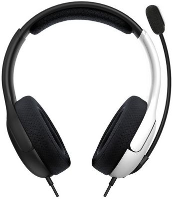 Casque gamer PDP PDP CASQUE LVL40 BLACK/WHITE SWI