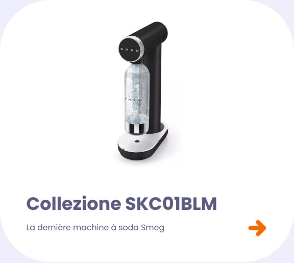 Machine à soda SMEG noir mat Collezione SKC01BLM