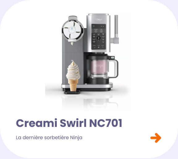 Sorbetière NINJA Creami Swirl NC701