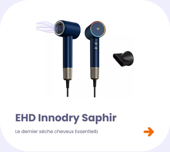 Sèche cheveux ESSENTIELB EHD Innodry Saphir