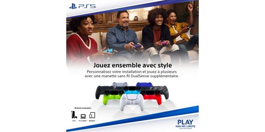 Manette SONY DUALSENSE COSMIC RED V3