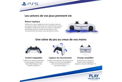 Manette SONY DUALSENSE EDITION MARATHON