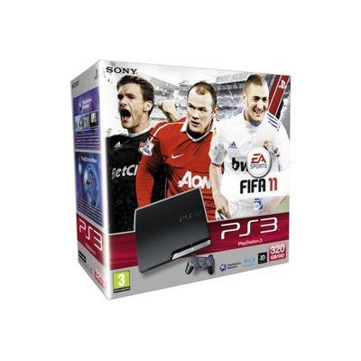 Console SONY Pack PS3 320Go Noire+Fifa 2011 Reconditionné Console SONY Pack PS3 320Go Noire+Fifa 2011 Reconditionné