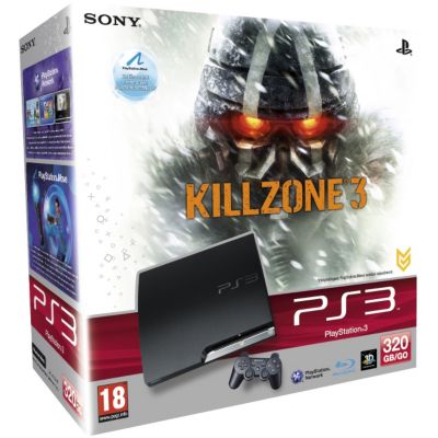 Console SONY PS3 noire + Killzone3 3D Reconditionné