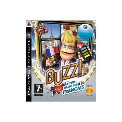 Jeu PS3 SONY Buzz ! Le plus malin des Français + Buzz Reconditionné