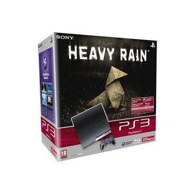 Console SONY ps3 250Go+heavy Rain Reconditionné