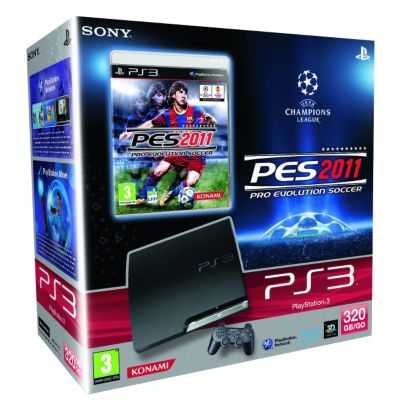 Console SONY PS3 NOIRE + PES 2011 Reconditionné