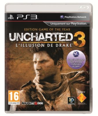 Jeu PS3 SONY Uncharted 3 : L'Illusion de Drake GOTY