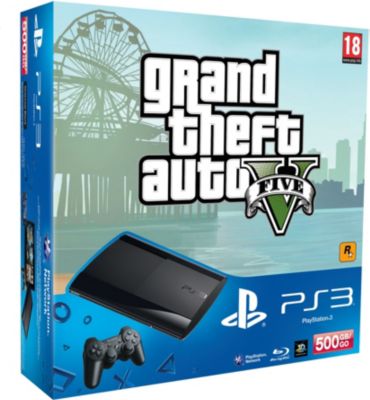 Console SONY PS3 500Go + GTA V Reconditionné Console SONY PS3 500Go + GTA V Reconditionné