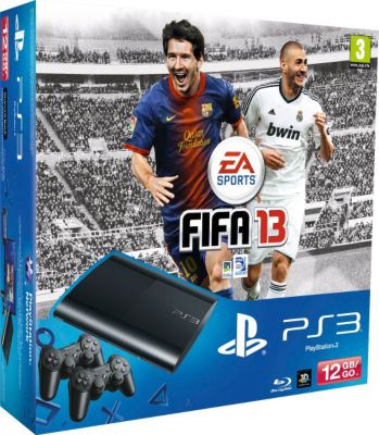 Console SONY PS3 12Go + 2ème manette + FIFA 13 Reconditionné