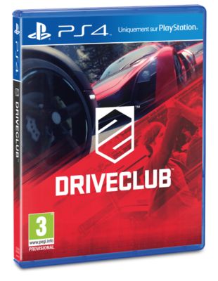 Jeu PS4 SONY DriveClub Jeu PS4 SONY DriveClub
