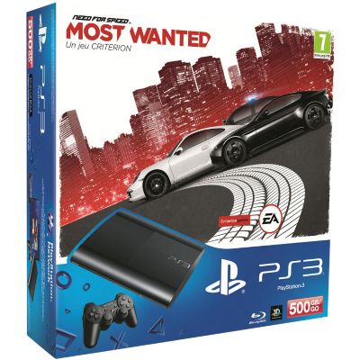 Console SONY PS3 500Go + Need For Speed Most Wanted Reconditionné
