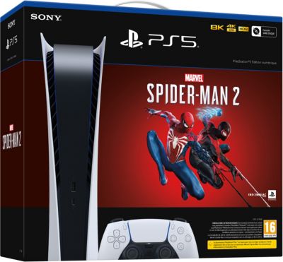 Console SONY PS5 Digitale + Marvel's Spider-Man 2