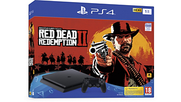 Console SONY Slim 1To Red Dead Redemption 2 Reconditionné