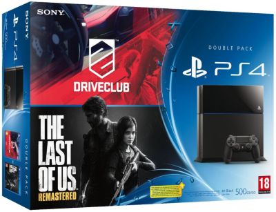 Console SONY PS4 500Go + DriveClub + The Last Of Us Reconditionné