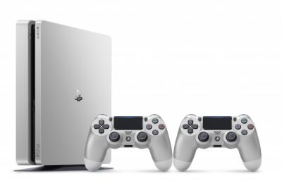 Console SONY Slim 500Go Silver + 2ème manette Reconditionné