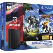 Console SONY PS4 1To + Horizon + Drive Club + Ratchet Reconditionné