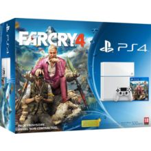 Console SONY PS4 500Go Blanche + Far Cry 4 Reconditionné